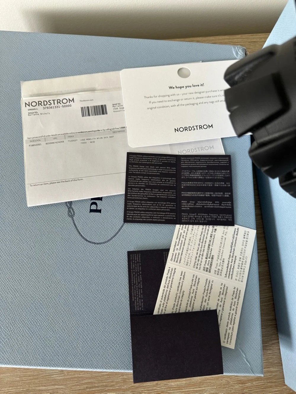 Prada Black Chunky Lug-Sole Chelsea Boots - Picture 2 of 6